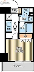 CityLuxTobe 1Kの間取図画像