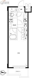 ルーブル川崎八番館 1Kの間取図画像