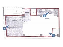 R.coreHATCHOBORIの間取図画像