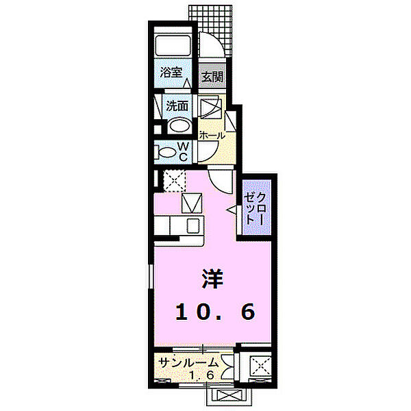 インノバール・メゾン 105｜静岡県三島市松本(賃貸アパート1R・1階・32.23㎡)の写真 その2