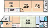 大阪市住之江区御崎1丁目 2階建 築56年のイメージ