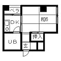 スカイハイツ5階2.8万円