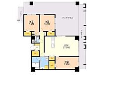 ラフィーネ鳥飼 3LDKの間取図画像