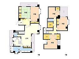 アーヴァーヒルズ 5LDKの間取図画像