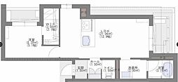 シャーメゾン・ルリエ大濠 1LDKの間取図画像