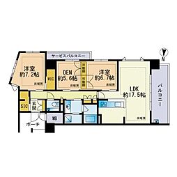 グランドメゾン大濠公園2015 2LDKの間取図画像