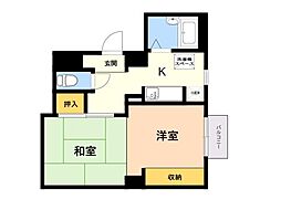 ソレエルナ 2Kの間取図画像
