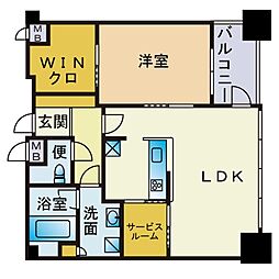 間取図画像 1SLDK