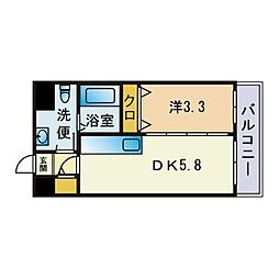 間取図画像 1DK