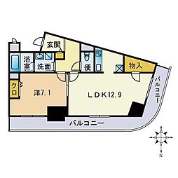 間取図画像 1LDK