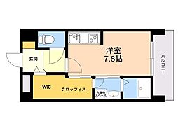 iNSHAPE港 ワンルームの間取図画像