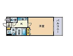 赤坂ランドマークタワー 1Kの間取図画像
