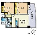 アントゥール薬院12階22.2万円