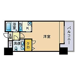 エステート・モア平尾パージュ 1Kの間取図画像