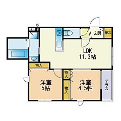 物件の間取り
