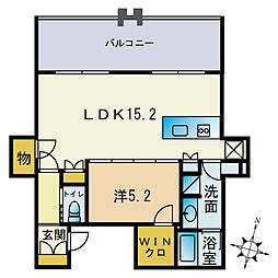 CAITAC LIVINCOURT 1LDKの間取図画像