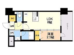 間取図画像 1LDK
