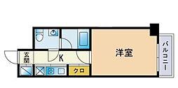 エステート・モア博多アペックス 1Kの間取図画像