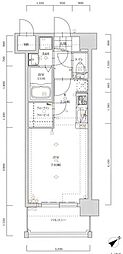 ラファセエクセレンシア呉服町 1Kの間取図画像