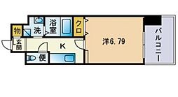 エンクレスト御供所 1Kの間取図画像