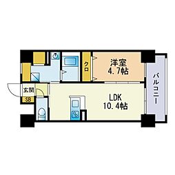 間取図画像 1LDK