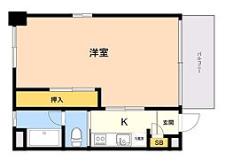 エオリアーナ 1Kの間取図画像