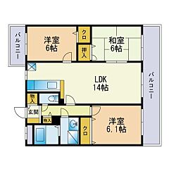 物件の間取り