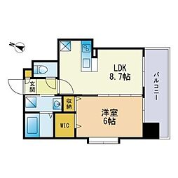 グラン・シャリオ 1LDKの間取図画像