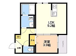 間取図画像 1LDK