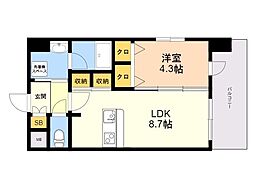 間取図画像 1LDK