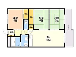 ファーム1 3LDKの間取図画像