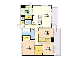 BPRレジデンス高宮 4LDKの間取図画像