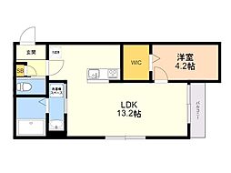 Biotop 1LDKの間取図画像