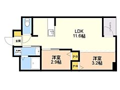 物件の間取り