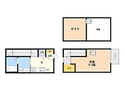 Nanalier 1Kの間取図画像