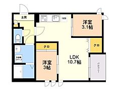 物件の間取り