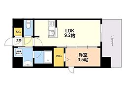 LANDICPREMIUMO115 1LDKの間取図画像