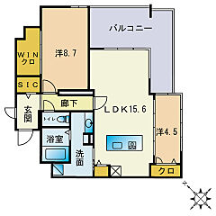 物件の間取り