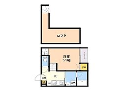 ＦＯＲＥＳＴ九大南 1階1SKの間取り