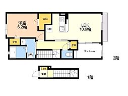 間取図画像 1LDK