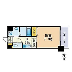 間取図画像 1K