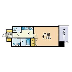 間取図画像 1K