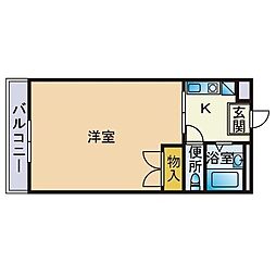 間取図画像 1K