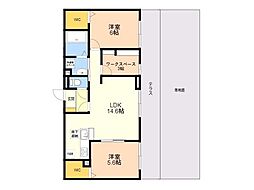 イルマーレ4 2SLDKの間取図画像