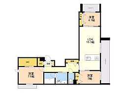 間取図画像 3LDK