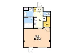 SIMA笹丘(シマササオカ) 1Kの間取図画像