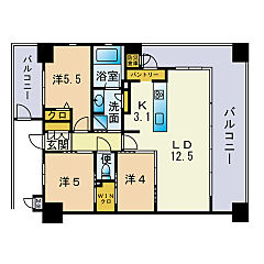 物件の間取り