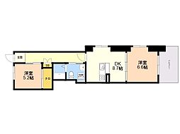 PARKSIDEGARDEN 2LDKの間取図画像
