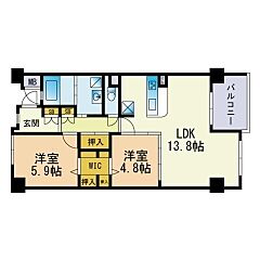 物件の間取り