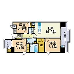 間取図画像 3LDK
